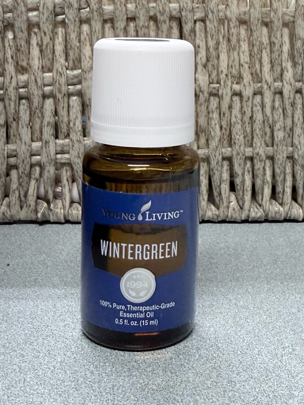 Young Living Wintergreen Essential Oil - Blue Label, White Cap